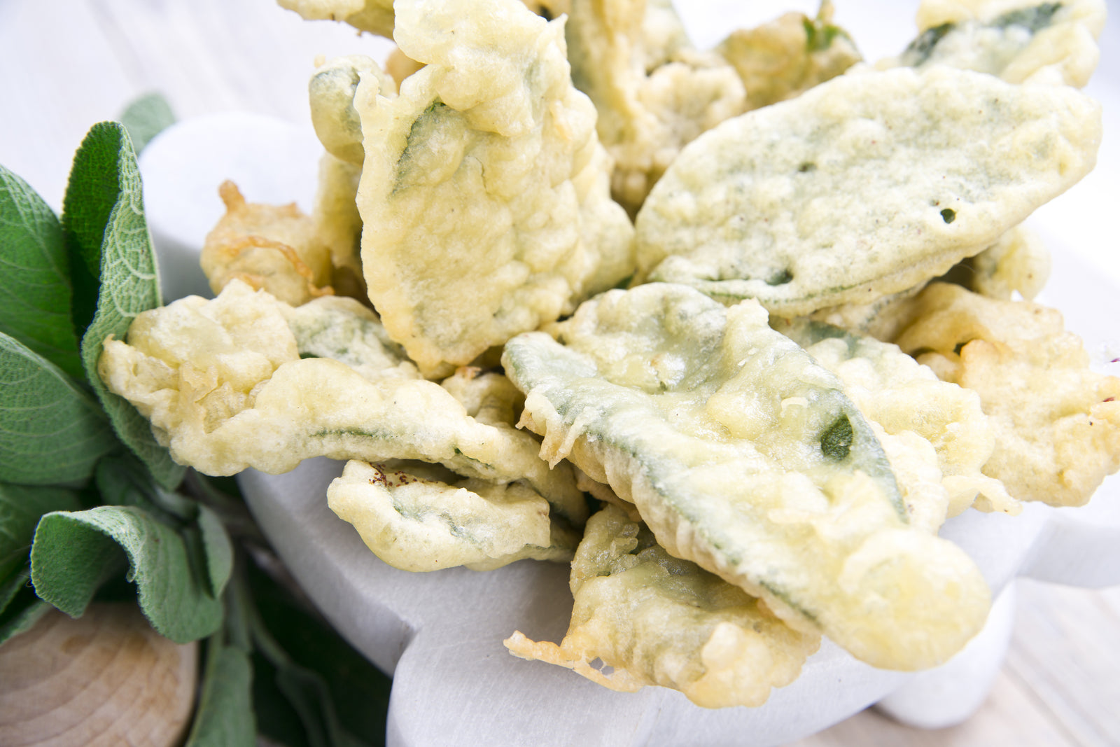 Salvia fritta in pastella alla birra - Birrificio Pratorosso