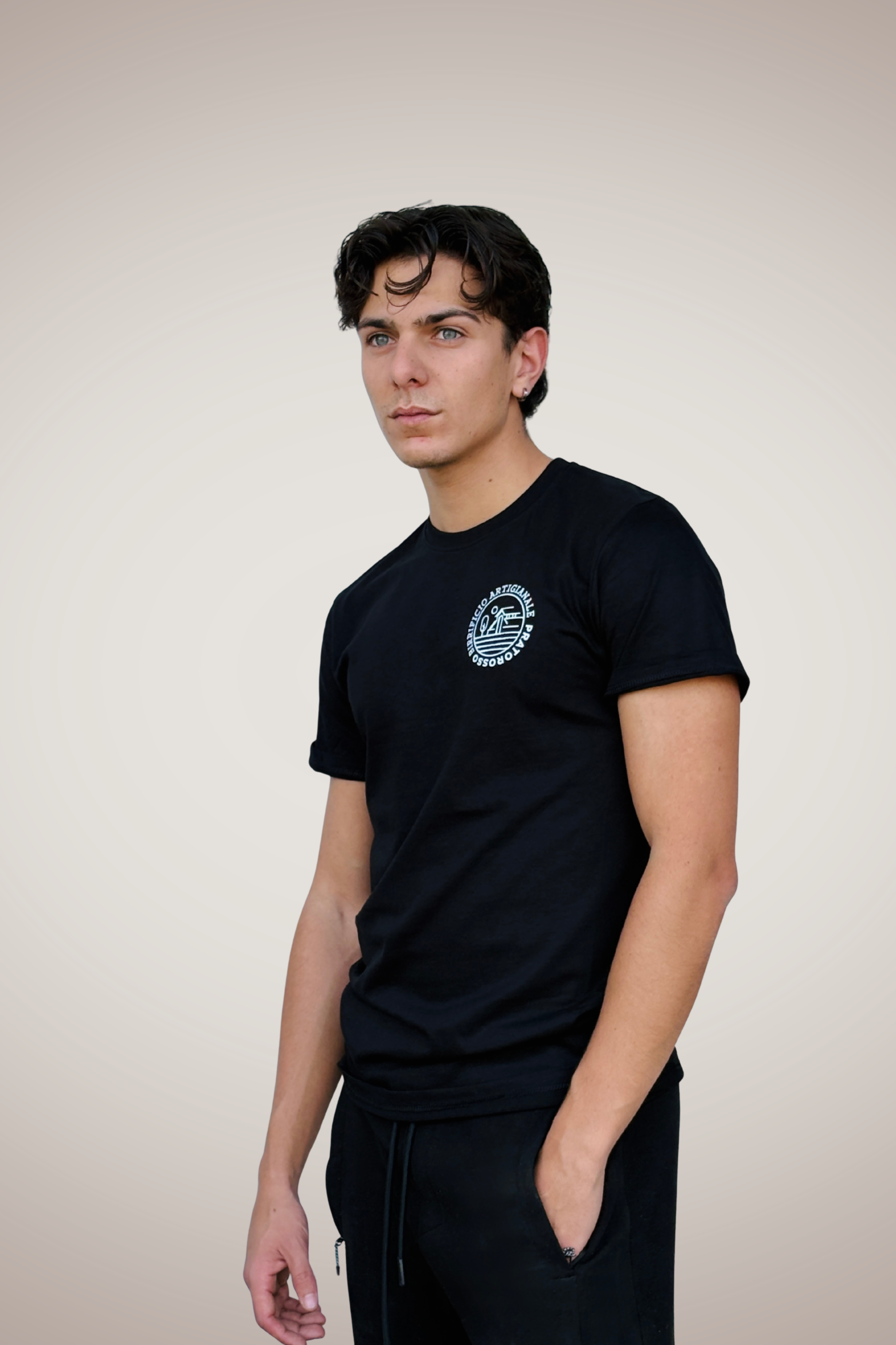 T-Shirt Pratorosso nera
